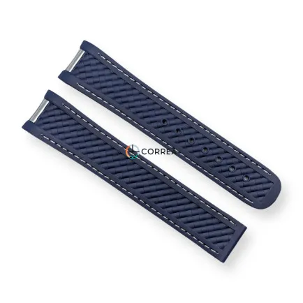 Ремінець для годинника Omega Seamaster 150 синій RKO-101 - 6
