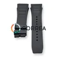 Каучуковый ремешок для часов Richard Mille CH черный RKRM-101 - 2
