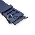 Каучуковый ремешок для часов Richard Mille CH синий RKRM-101 - 4