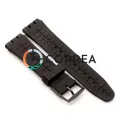 Каучуковый ремешок для часов Swatch Irony черный RKS-011 - 3