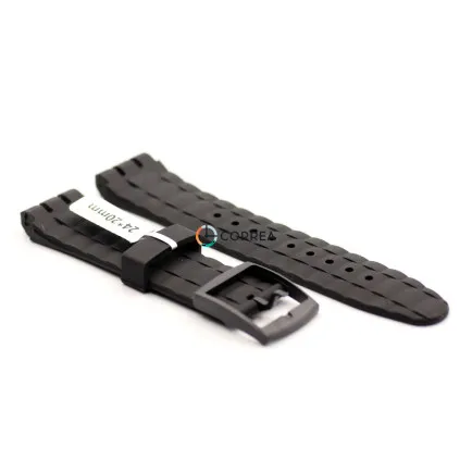 Каучуковый ремешок для часов Swatch Irony черный RKS-011 - 7