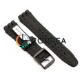 Каучуковый ремешок для часов Swatch Irony черный RKS-011 - 1