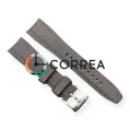 Каучуковый ремешок для часов Blancpain x Swatch серый RKS-101 - 1