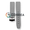 Каучуковый ремешок для часов Omega x Swatch серый RKS-102 - 4