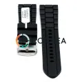 Каучуковый ремешок для часов Armani черный RКA-002 - 3