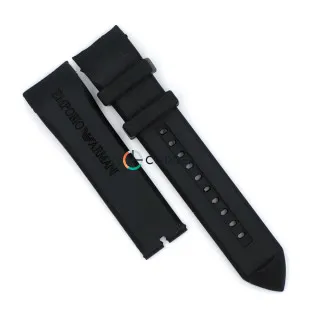 Ремінець для годинника Armani AR5979 AR5985 чорний RKА-003
