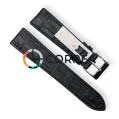 Ремешок кожаный черный c черным каучуковым подкладом Innovate RLR-001bb - 1