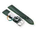 Ремешок кожаный зеленый c зеленым каучуковым подкладом Innovate RLR-002gg - 5
