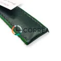 Ремешок кожаный зеленый c зеленым каучуковым подкладом Innovate RLR-002gg - 2