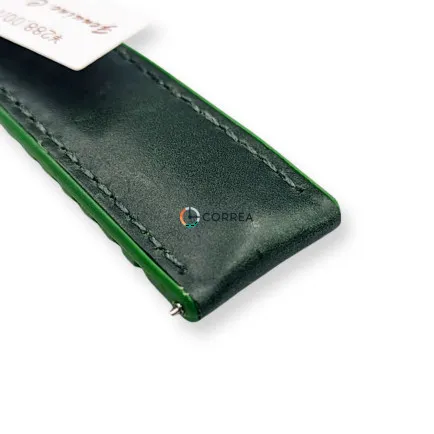 Ремешок кожаный зеленый c зеленым каучуковым подкладом Innovate RLR-002gg - 7