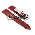 Ремешок кожаный красный c красным каучуковым подкладом Innovate RLR-002rr - 5