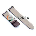 Ремешок кожаный для часов Tissot коричневый RT-008 - 5