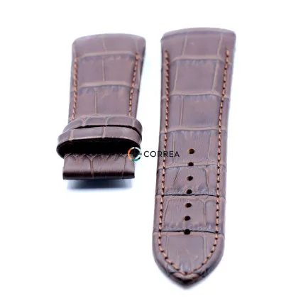 Ремешок кожаный для часов Tissot коричневый RT-008 - 7