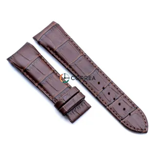 Ремінець шкіряний для годинника Tissot коричневий RT-008