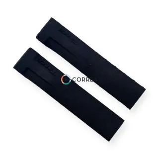 Каучуковий ремінець для годинника Tissot Т-Race T027, T048 чорний RКT-102