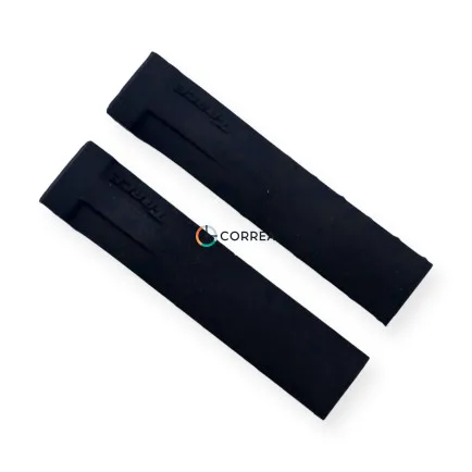 Каучуковий ремінець для годинника Tissot Т-Race T027, T048 чорний RКT-102 - 6