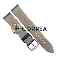 Ремешок из телячьей кожи De Fanci синий 103B-bl - 4