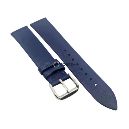 Ремешок из телячьей кожи De Fanci синий 103B-bl - 10