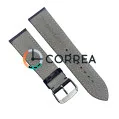 Ремешок из телячьей кожи De Fanci черный 116A-b - 5
