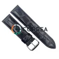 Ремешок из телячьей кожи De Fanci черный 116A-b - 1