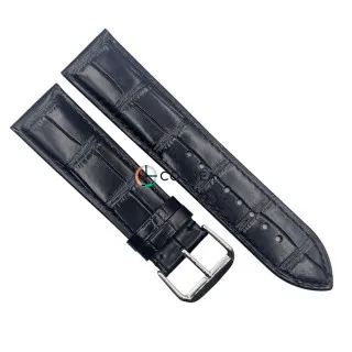 Ремешок из телячьей кожи De Fanci черный 116A-b
