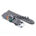 Ремешок для спортивных часов из кожи коричневый Romiks RRK-008 - 3
