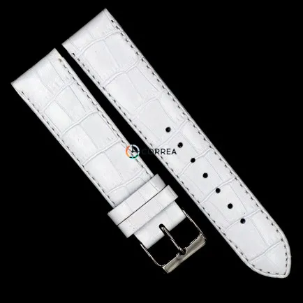 Ремешок из телячьей кожи Bandco белый HB1-21433 (RBW-001) - 6