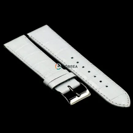 Ремешок из телячьей кожи Bandco белый HB1-21433 (RBW-001) - 9