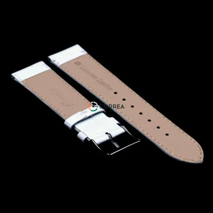 Ремешок из телячьей кожи Bandco белый HB1-21433 (RBW-001) - 10
