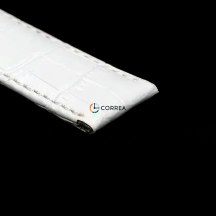 Ремешок из телячьей кожи Bandco белый HB1-21433 (RBW-001) - 8