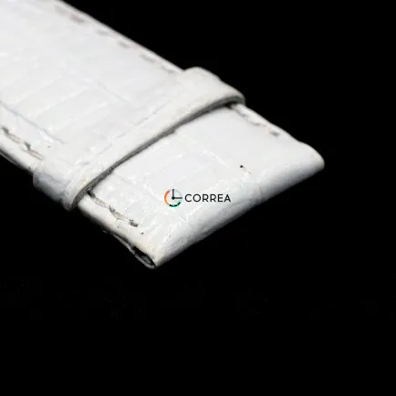 Ремешок из телячьей кожи Bandco белый HB1-52935 (RBW-004) - 7
