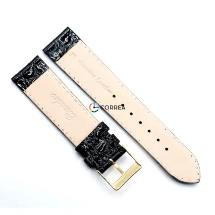 Ремешок из телячьей кожи Bandco черный HB1-00730 (RBB-012) - 10