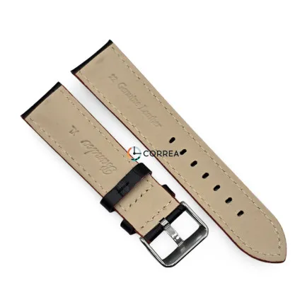 Ремінець із телячої шкіри Bandco чорний AB450-21430 (RBB-047) - 10