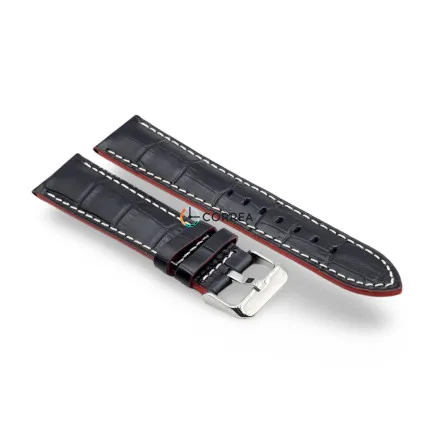 Ремінець із телячої шкіри Bandco чорний AB450-21430 (RBB-047) - 7