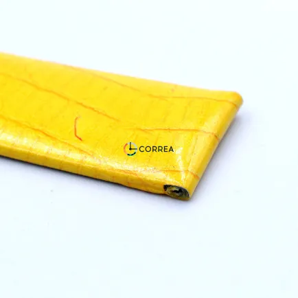 Ремінець з телячої шкіри Bandco жовтий RBC-003 - 9