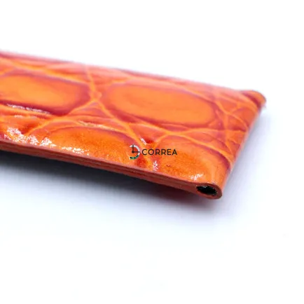 Ремешок из телячьей кожи Bandco оранжевый RBC-013 - 9