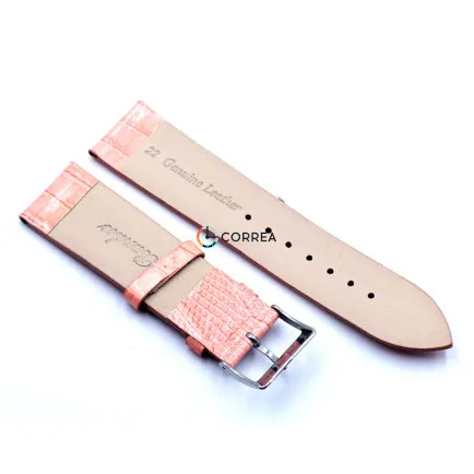Ремінець з телячої шкіри Bandco рожевий RBC-014 - 10