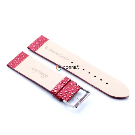 Ремінець з телячої шкіри Bandco червоний RBC-023 - 7