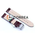 Ремінець з телячої шкіри Bandco червоний RBC-034 - 5