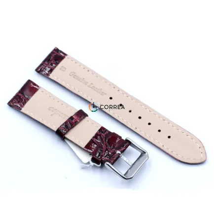 Ремінець з телячої шкіри Bandco червоний RBC-034 - 10
