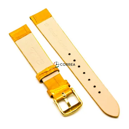 Ремешок из телячьей кожи Bandco золотой RBC-047 - 7