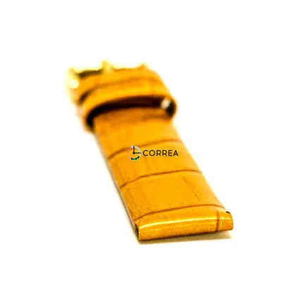 Ремешок из телячьей кожи Bandco золотой RBC-047 - 8