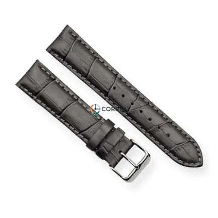 Ремешок из телячьей кожи Bandco серый RBV-21432 (RBC-055) - 6