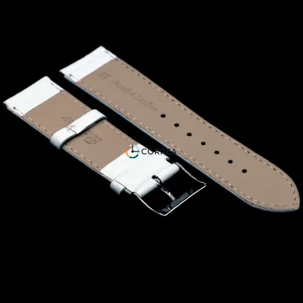 Ремешок из телячьей кожи Bandco белый RBW-006 - 10