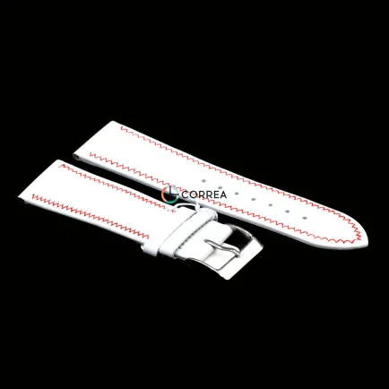 Ремінець з телячої шкіри Bandco білий URB-00933 (RBW-007) - 10