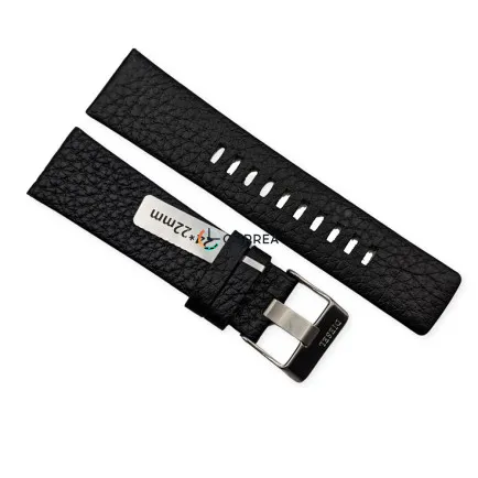 Ремешок кожаный Diesel черный RD-004b - 6