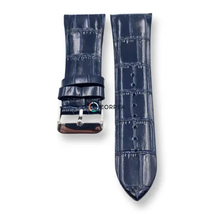 Ремешок кожаный для часов Guess W0040 синий RG-101 - 7
