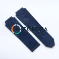 Каучуковый ремешок для мужских часов Hublot Classic Fusion синий RKH-103BL - 1