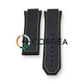 Каучуковый ремешок для мужских часов Hublot King Power F1 черный RKH-108y - 2