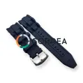 Каучуковый ремешок для часов Invicta Pro Diver черный RKIN-101 - 4